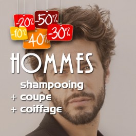 shampooing + coupe + brushing ou coiffage