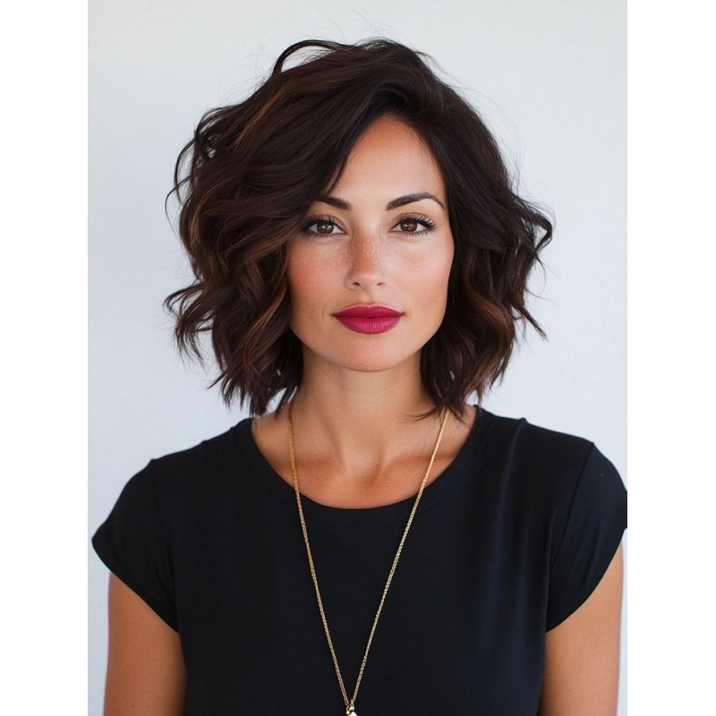 Forfait Coloration grandes racines + Shampoing + Coupe + Coiffage cheveux courts à carrés ( racines 5 cm max )