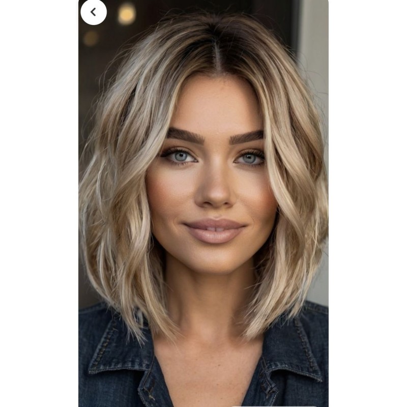Forfait Mèches, Balayages, ou Ombrés ( Coupe non incluse /Cheveux carrés max épaules) - Résultat blond très clair naturel