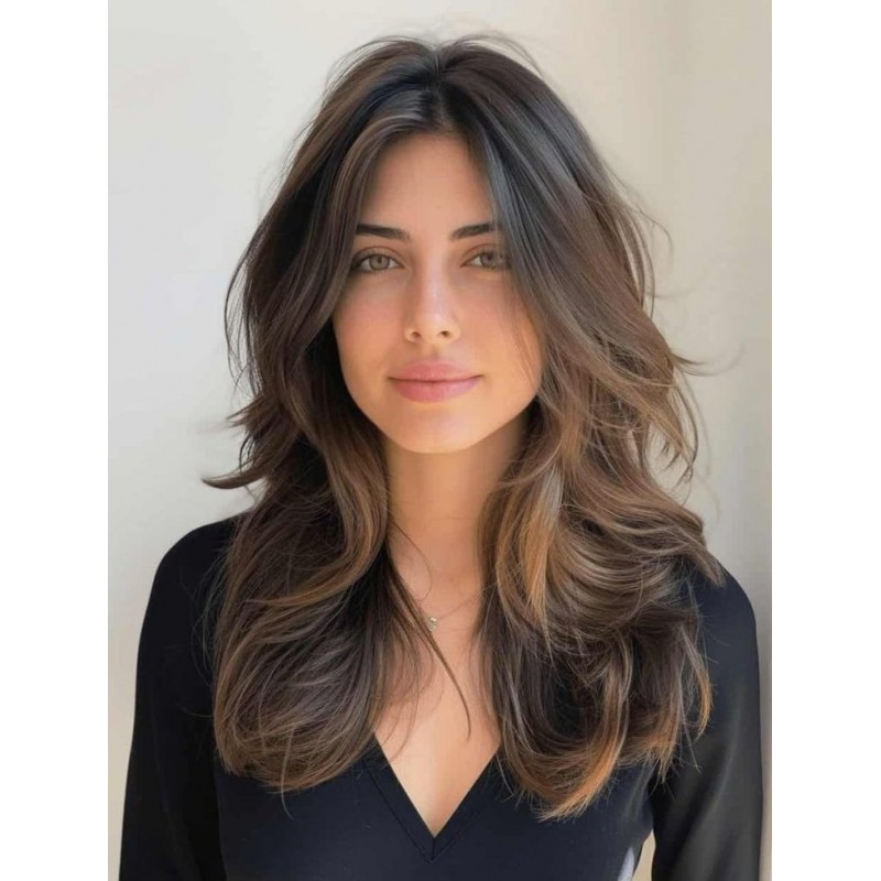 Forfait Coloration grandes racines + Shampoing + Coiffage chx mi-longs ( racines 5 cm max )