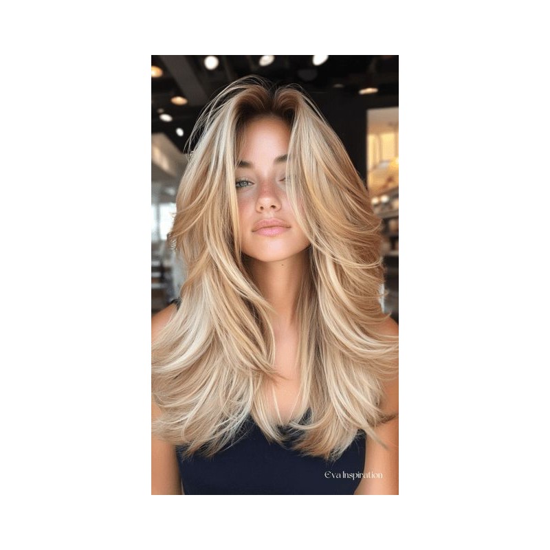 Forfait Mèches, Balayages, ou Ombrés ( Coupe non incluse / Cheveux longs ou épais) - Résultat blond très clair